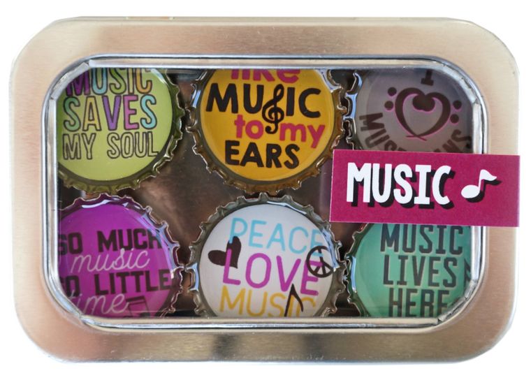 Music Magnets - Set of 6