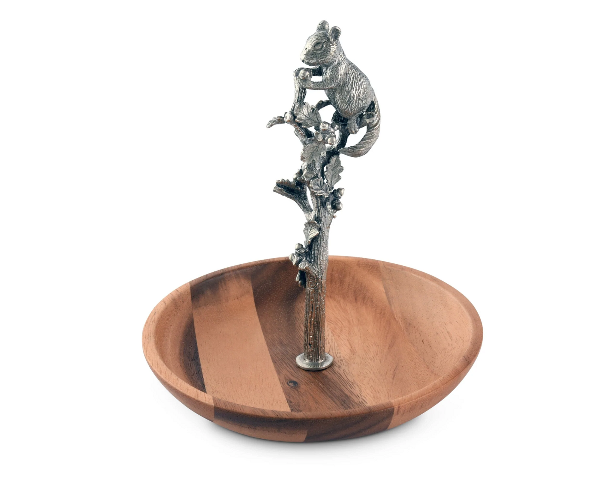 SQUIRREL WOOD CANDY / NUT DISH