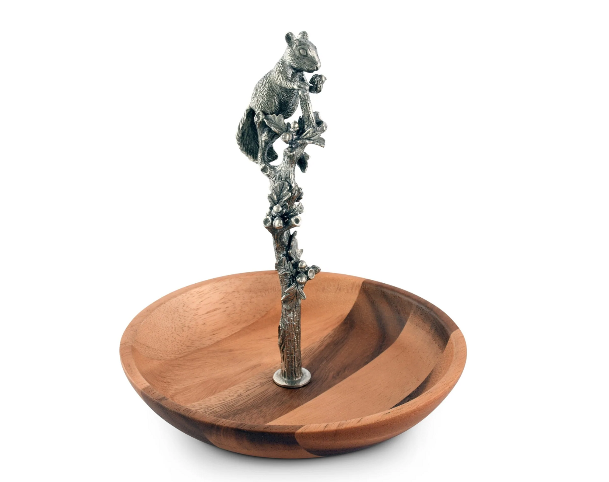 SQUIRREL WOOD CANDY / NUT DISH