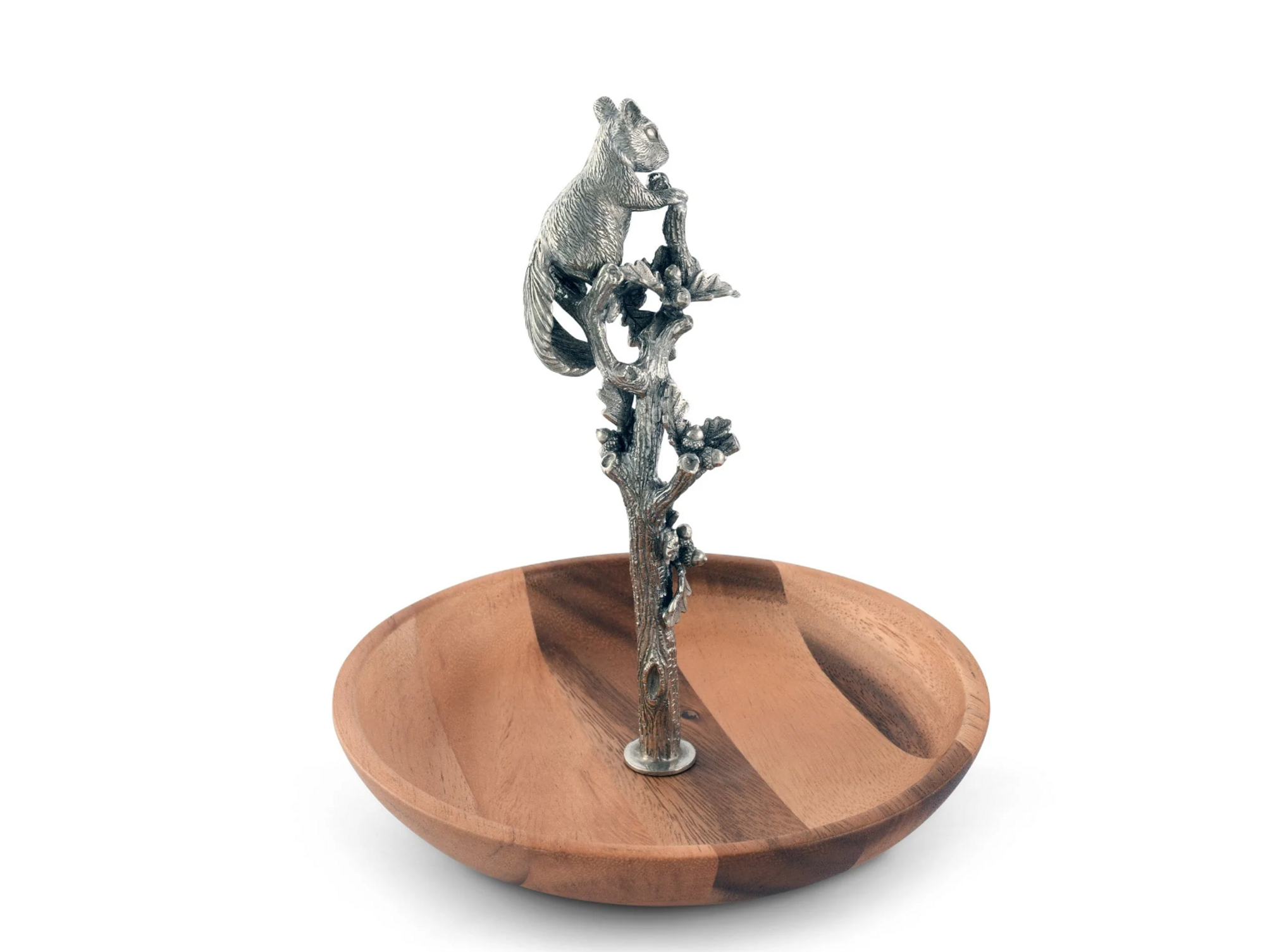 SQUIRREL WOOD CANDY / NUT DISH