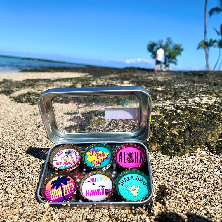 Kona / Big Island, Hawaii Magnets - Set of 6