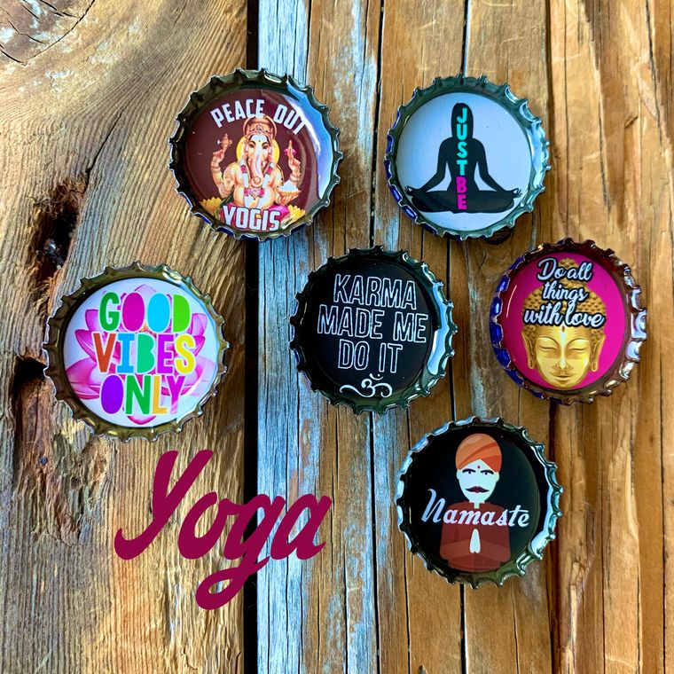 Yoga Magnet - Set of 6