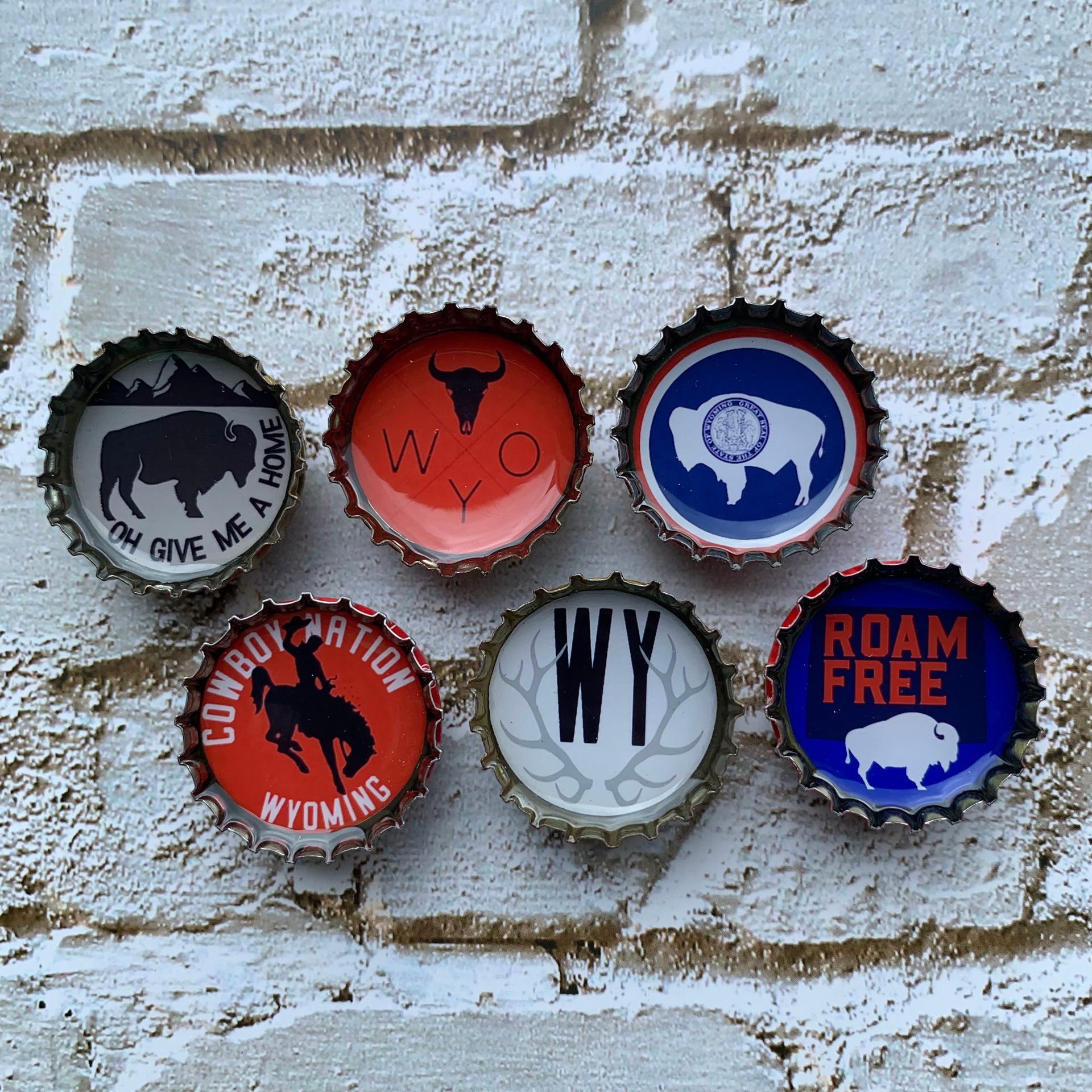 Wyoming Magnets - Set of 6