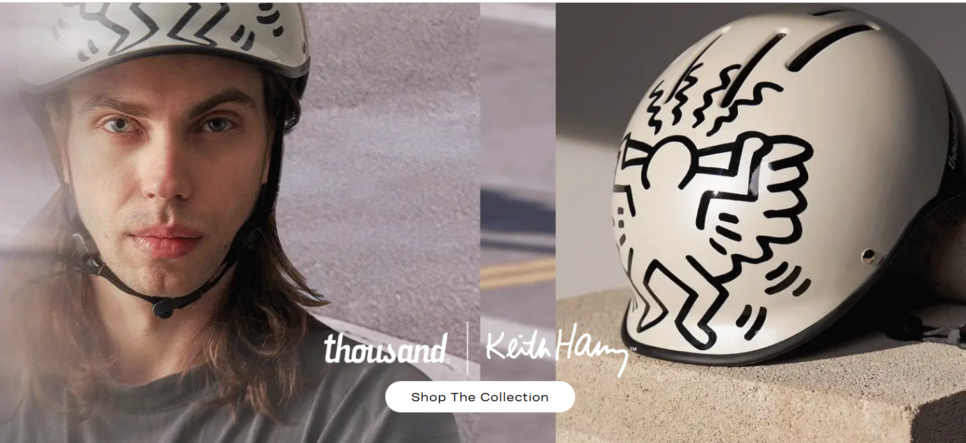 NEW: Thousand Bike Helmets | Keith Haring