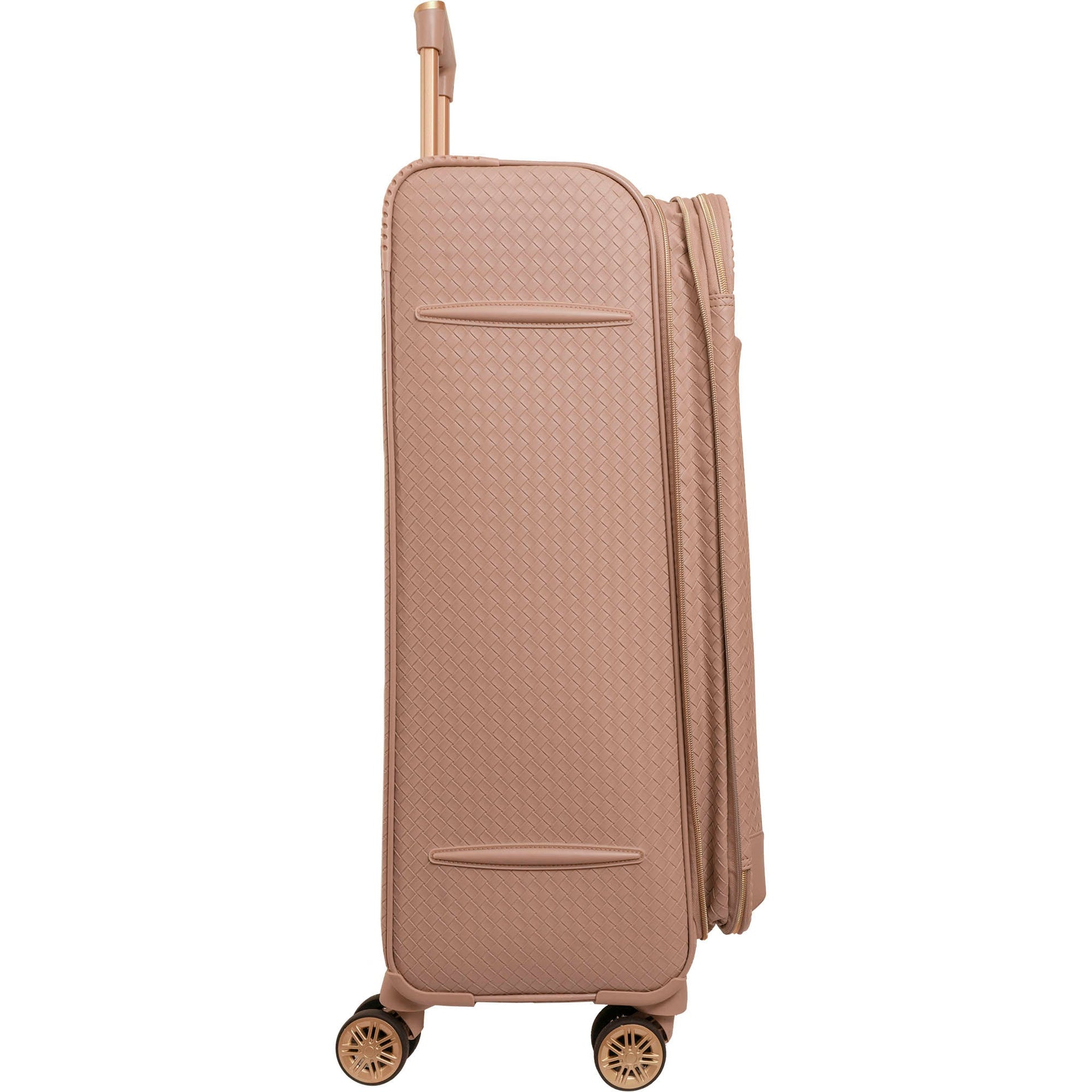 Ellen Tracy 3 PC Soft Sided Woven Faux Leather Luggage Set – 21