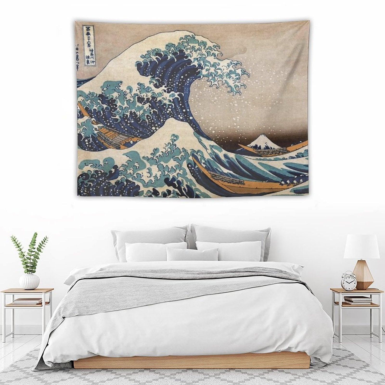 The Great Wave Off Kanagawa Tapestry