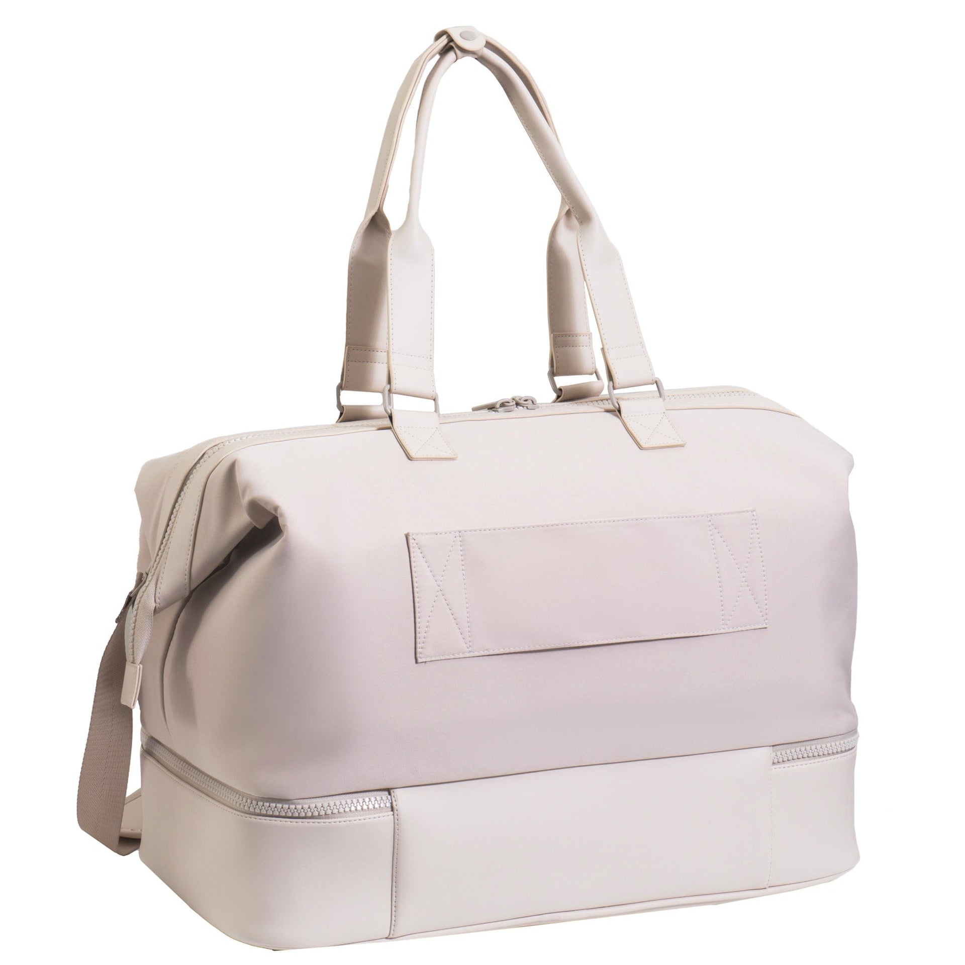 Max Studio Sport Nylon & Faux Leather Drop Bottom Duffel Bag