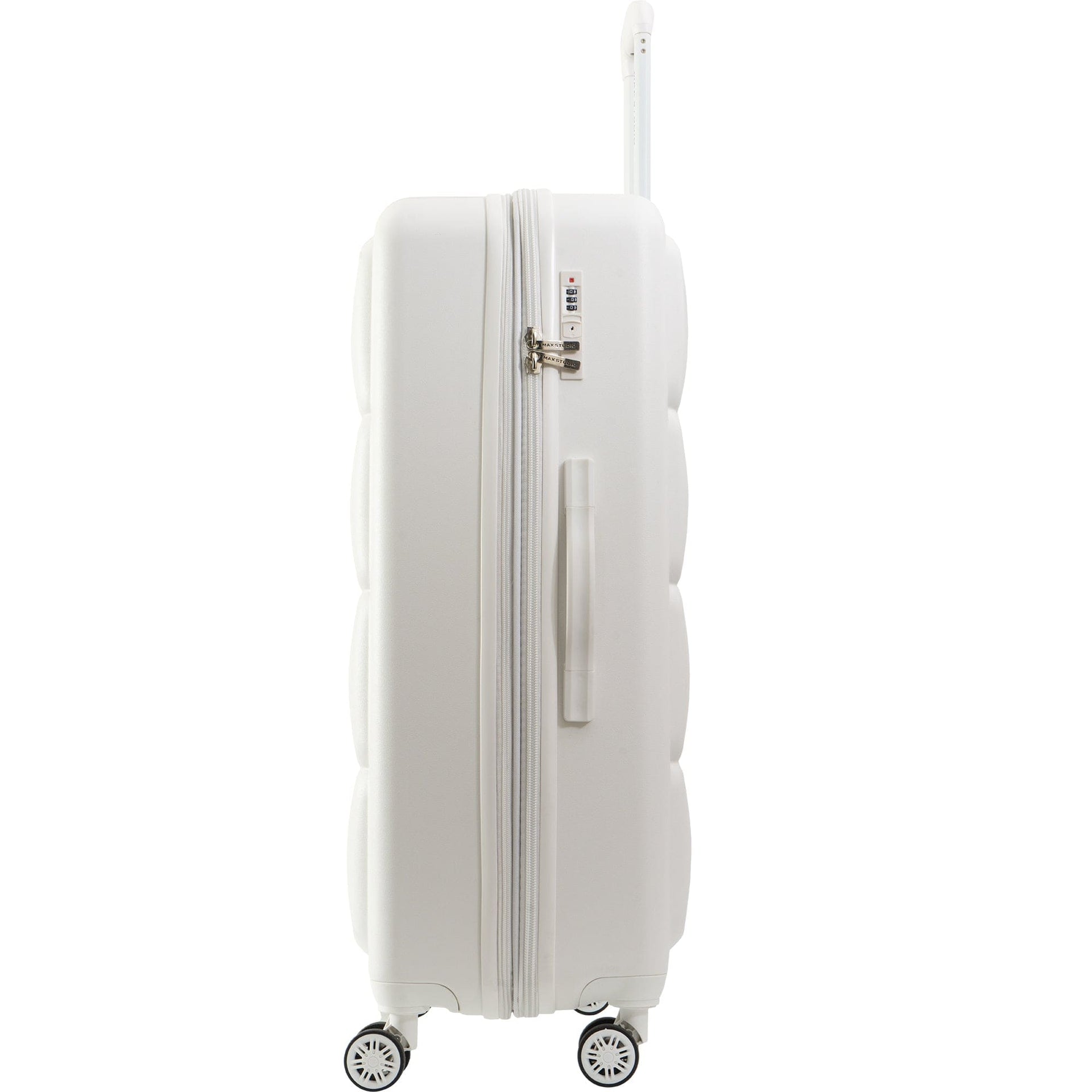 Max Studio The Square Embossed ABS 2-Piece Hard-Sided Luggage Set