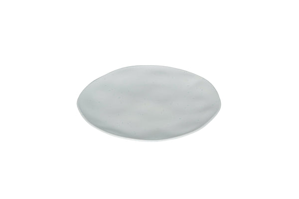 [ Set of 24 ] Koska White medium plate 27 cm | 10.6 Inch