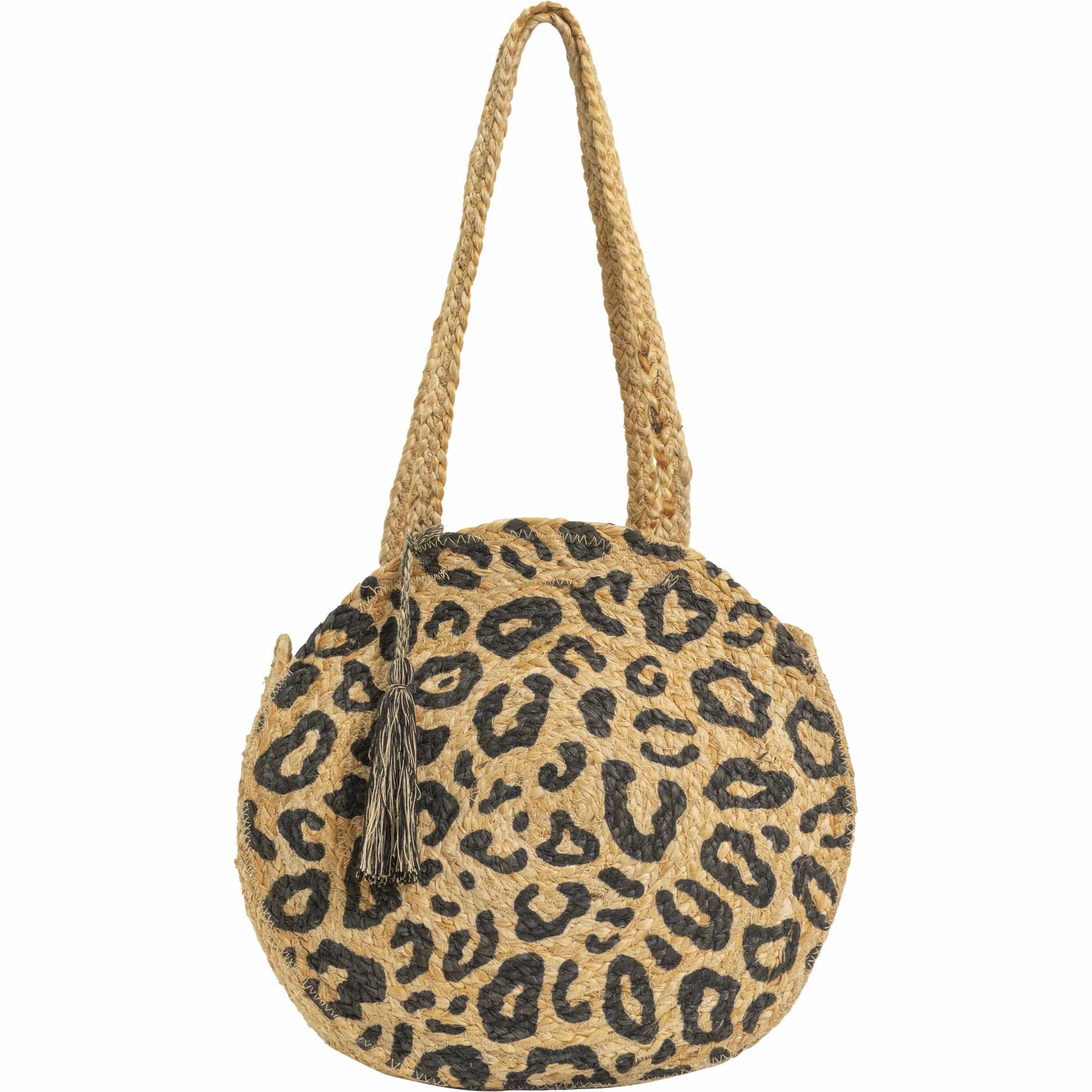 Magid Straw Jute Circle Tote - Thumbnail 2