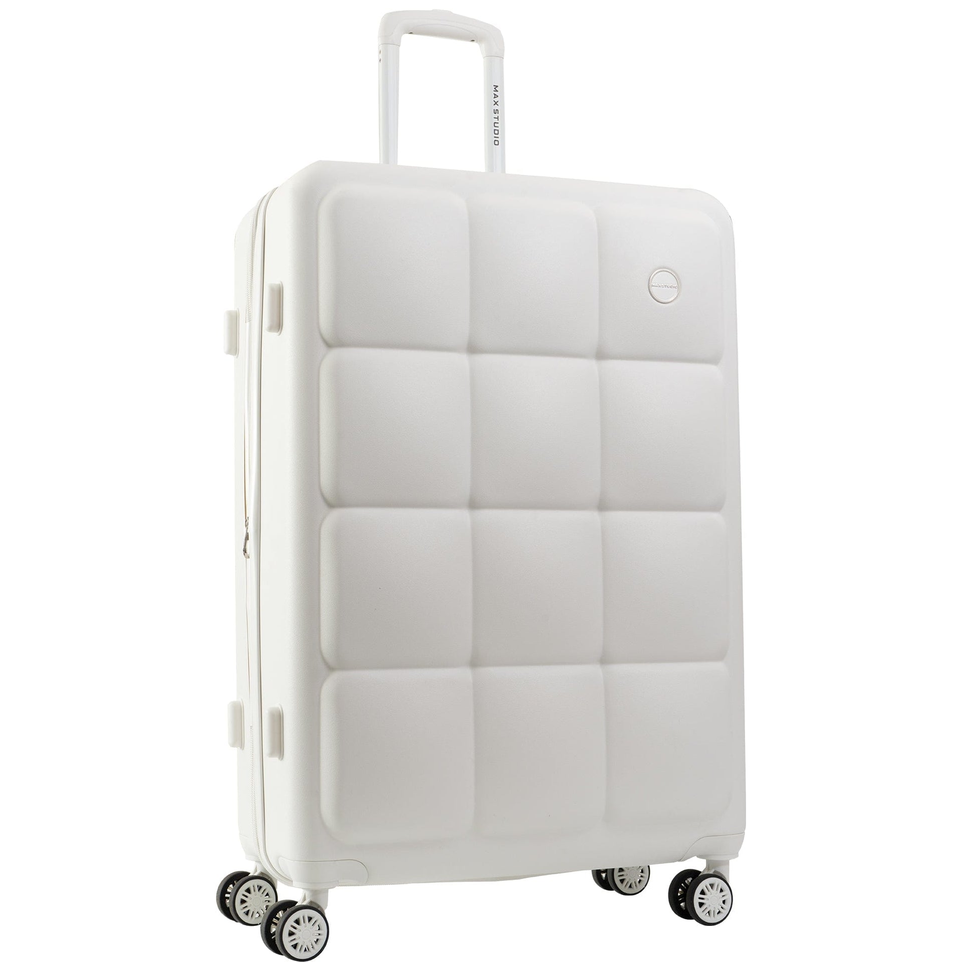Max Studio The Square Embossed ABS 2-Piece Hard-Sided Luggage Set