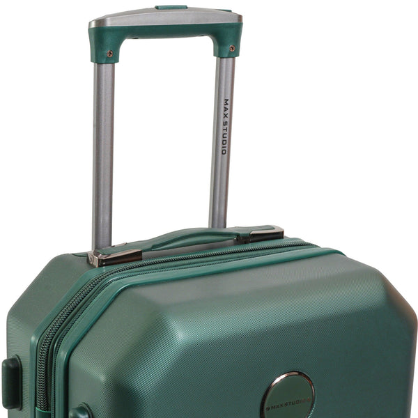 Max Studio ABS Hard Sided 3-Piece The Hexagon Luggage Set