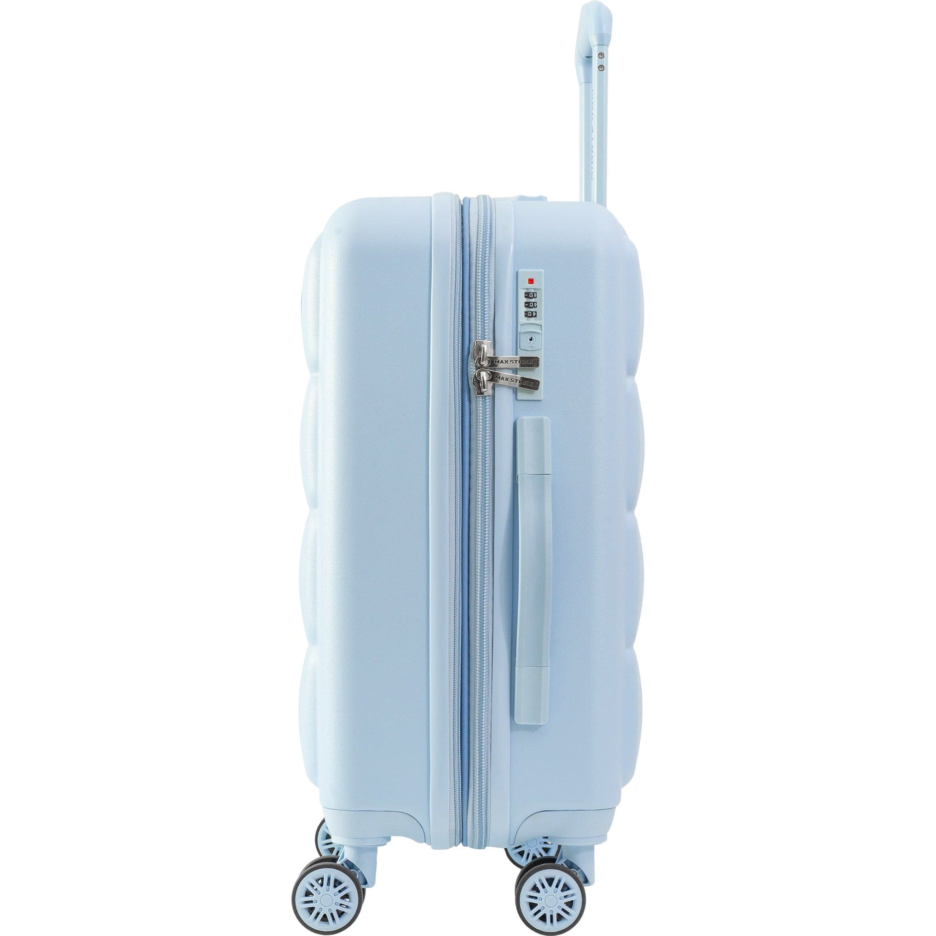 Max Studio The Square Embossed ABS 2-Piece Hard-Sided Luggage Set
