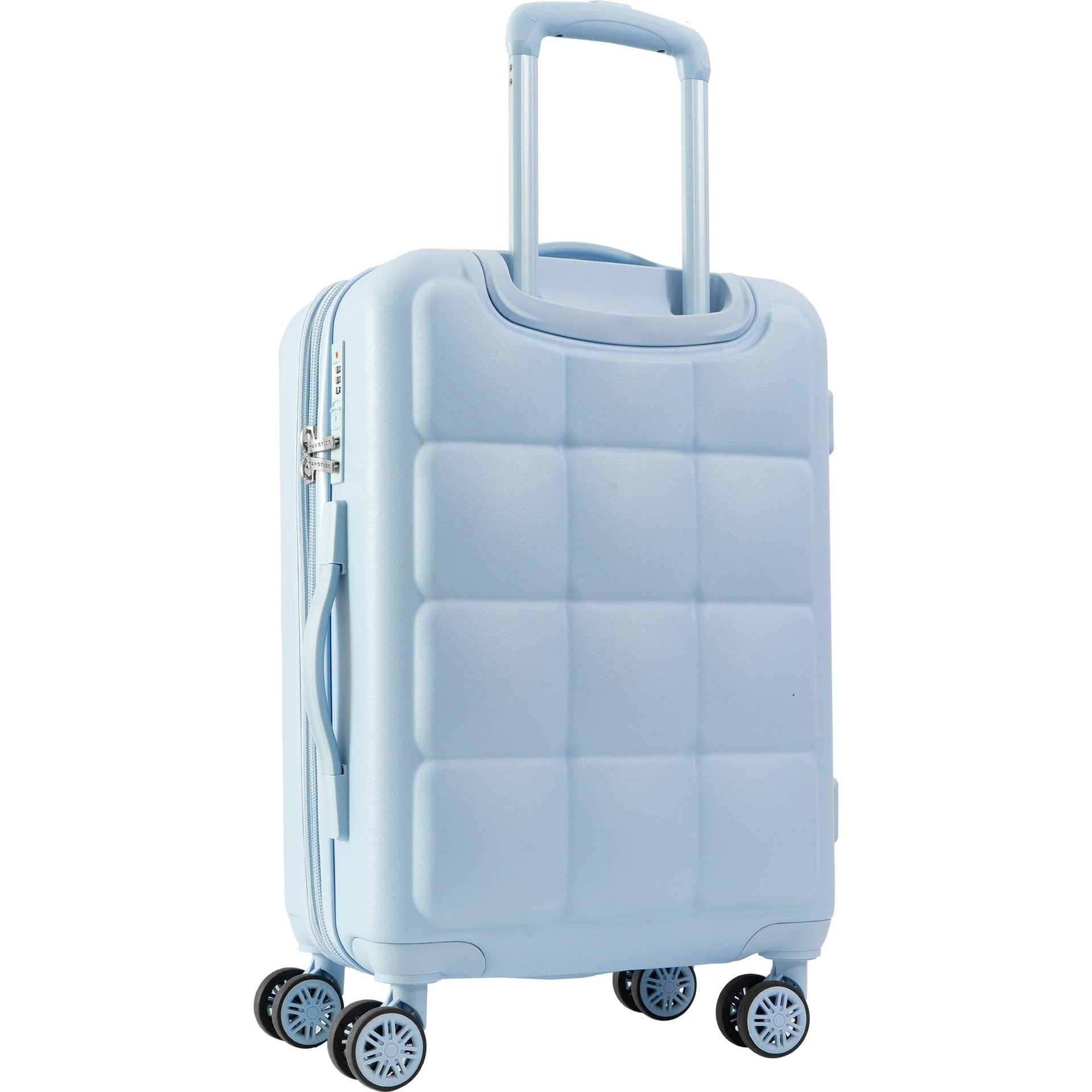 Max Studio The Square Embossed ABS 2-Piece Hard-Sided Luggage Set