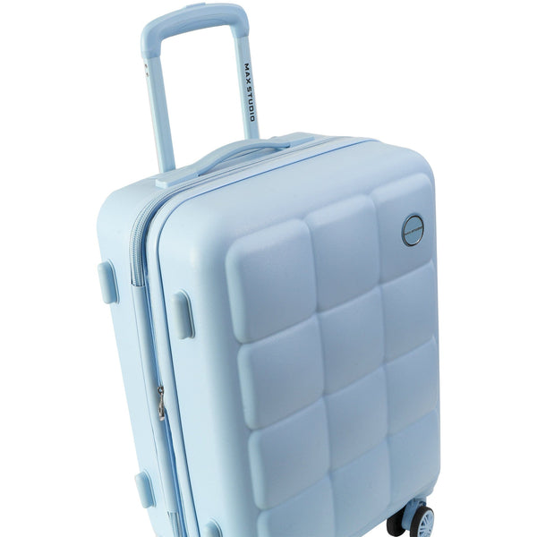 Max Studio The Square Embossed ABS 2-Piece Hard-Sided Luggage Set