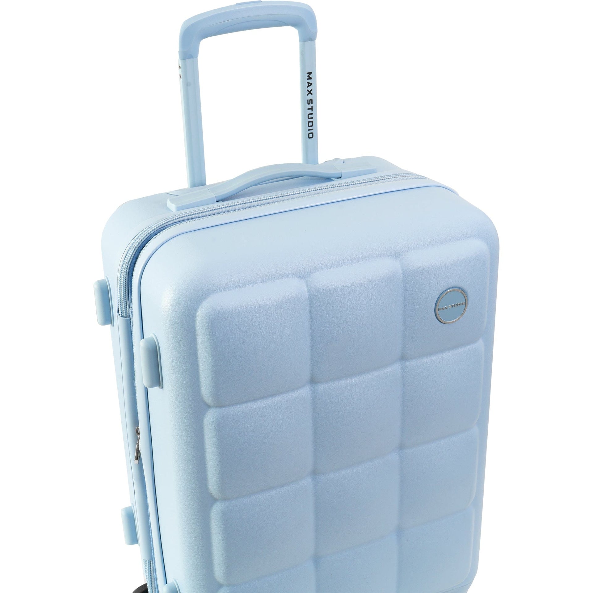Max Studio The Square Embossed ABS 2-Piece Hard-Sided Luggage Set
