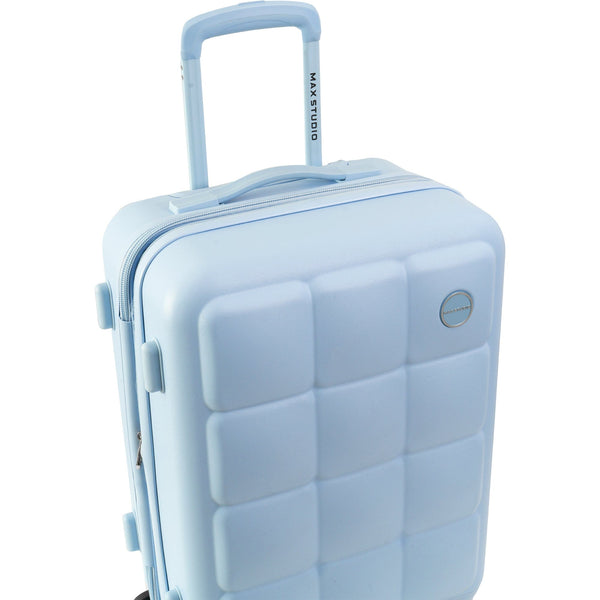 Max Studio The Square Embossed ABS 2-Piece Hard-Sided Luggage Set
