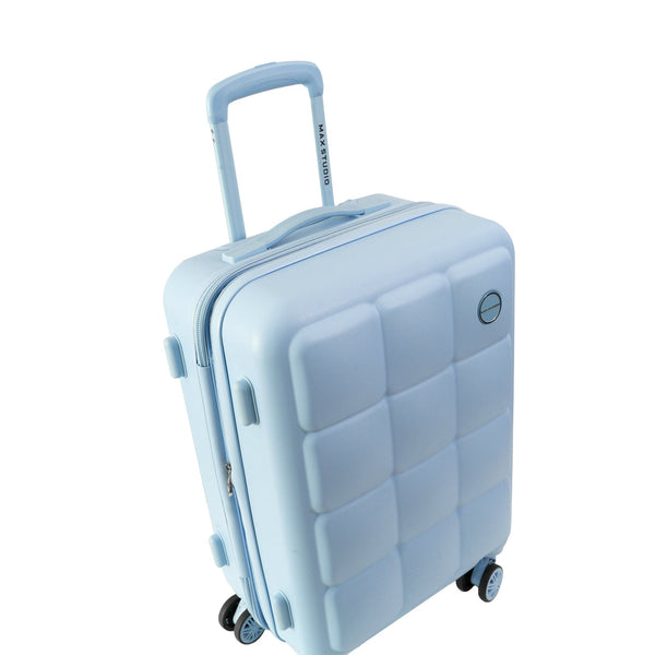 Max Studio The Square Embossed ABS 2-Piece Hard-Sided Luggage Set