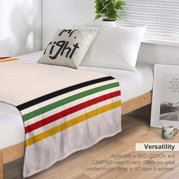 Trading Colors Throw Blanket