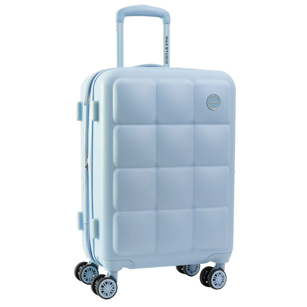 Max Studio The Square Embossed ABS 2-Piece Hard-Sided Luggage Set