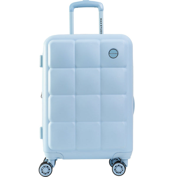 Max Studio The Square Embossed ABS 2-Piece Hard-Sided Luggage Set