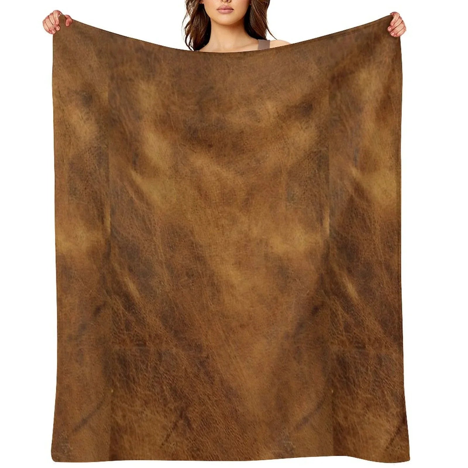 Leather Throw Blanket