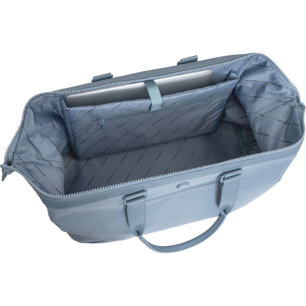 Max Studio Sport Nylon & Faux Leather Drop Bottom Duffel Bag