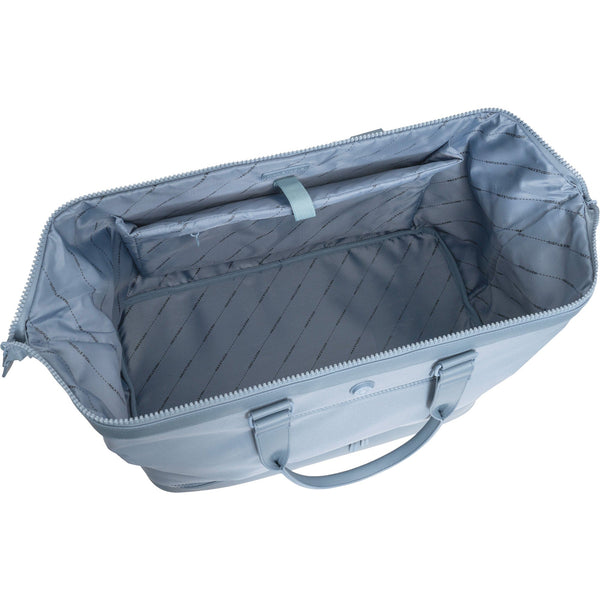 Max Studio Sport Nylon & Faux Leather Drop Bottom Duffel Bag