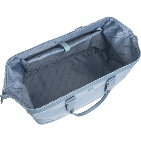 Max Studio Sport Nylon & Faux Leather Drop Bottom Duffel Bag