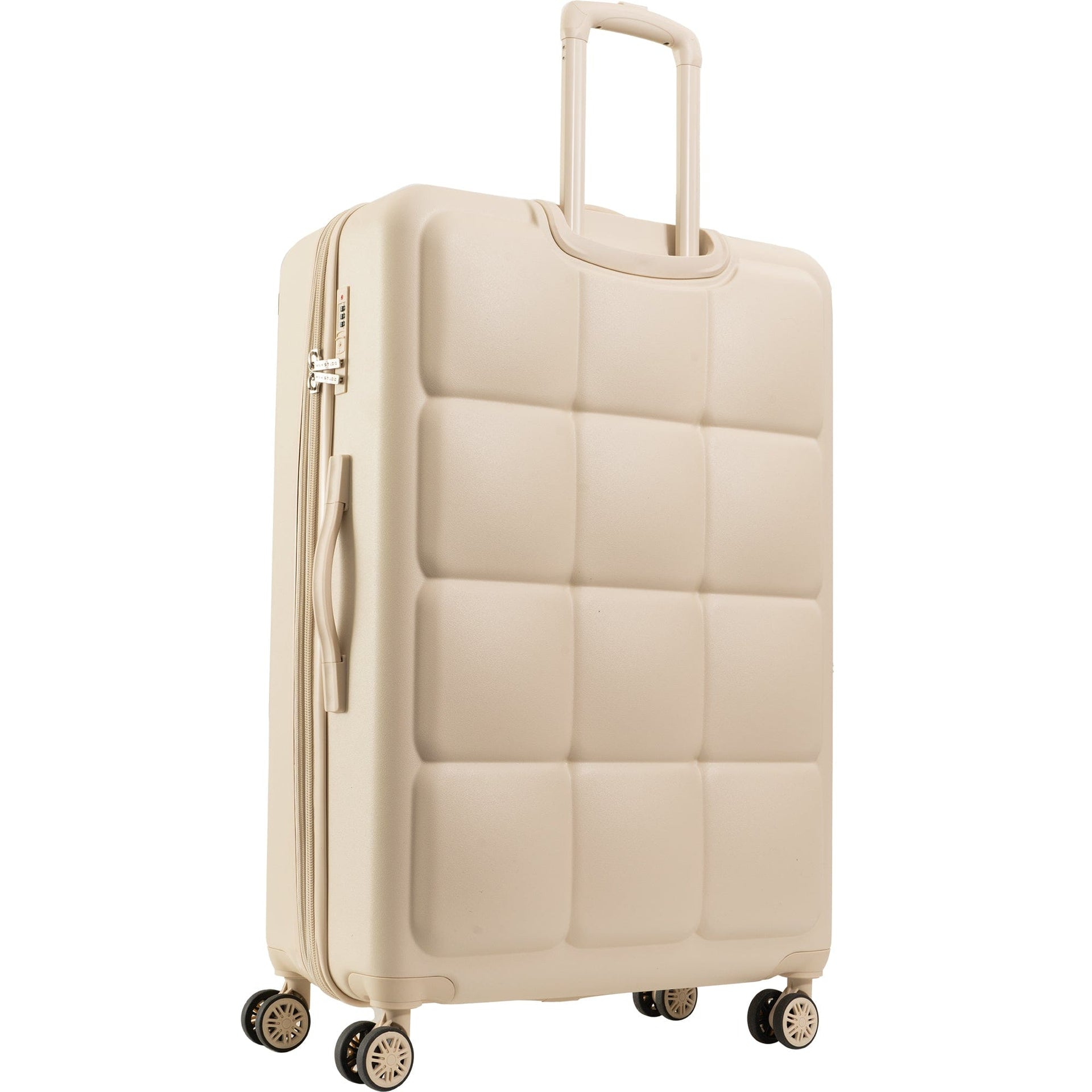 Max Studio The Square Embossed ABS 2-Piece Hard-Sided Luggage Set