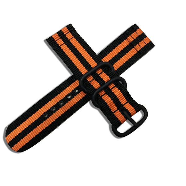 Nylon canvas wrist Strap for Xiaomi huami Amazfit Bip Stratos 2/2S PACE GTR 42/47MM Watch Band for Samsung Gear S3 S2 bracelet