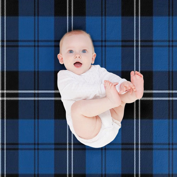 Ramsay Blue Ancient Tartan  Clan Ramsay  Cute Tartan Machine-washable Throw Blanket