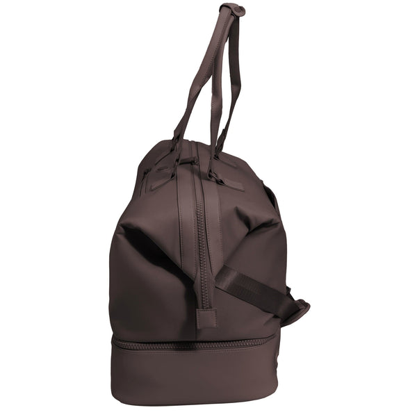 Max Studio Sport Nylon & Faux Leather Drop Bottom Duffel Bag