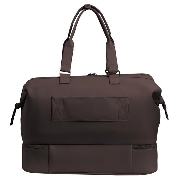 Max Studio Sport Nylon & Faux Leather Drop Bottom Duffel Bag