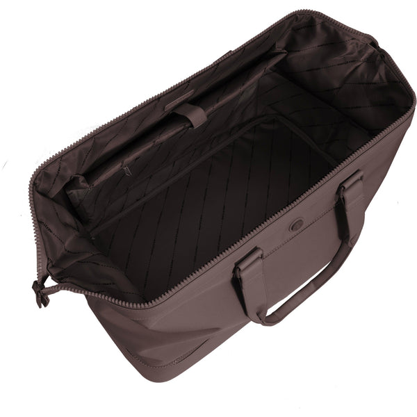 Max Studio Sport Nylon & Faux Leather Drop Bottom Duffel Bag