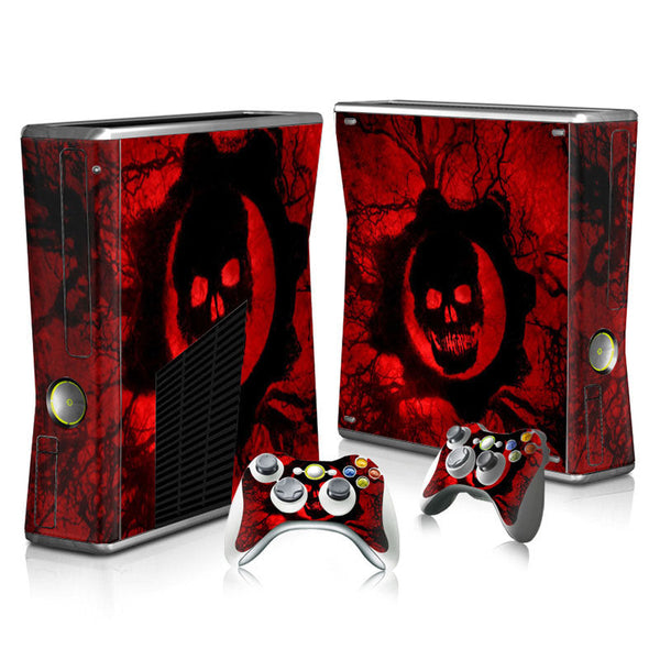 Xbox 360 Slim Full Body Color Membrane Stickers with Scratch-Resistant Protection
