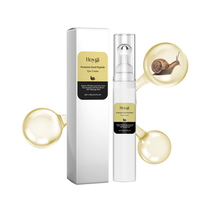 Premium Snail Peptide Eye Cream, Elastic Muscle To Reduce Puffiness And Fine Lines Around The Eye Skin Roller Massage Care Eye Cream
