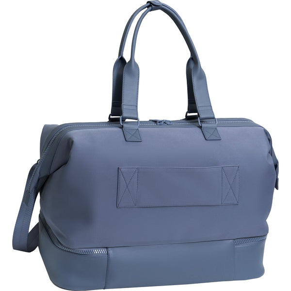 Max Studio Sport Nylon & Faux Leather Drop Bottom Duffel Bag