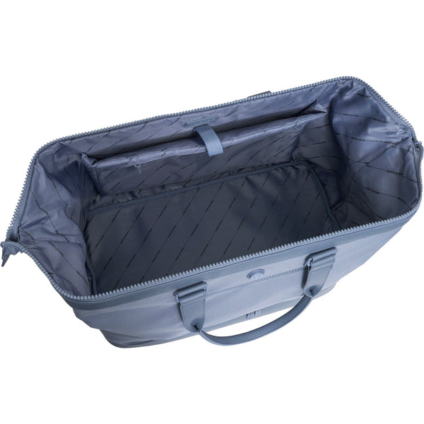 Max Studio Sport Nylon & Faux Leather Drop Bottom Duffel Bag