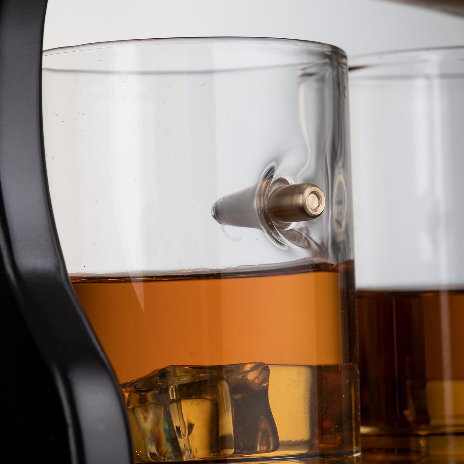 Gun Large Decanter Set Bullet Glasses - Limited Edition Elegant Rifle Gun Whiskey Decanter 22.5