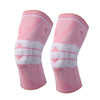 Silicone Spring Knee Protector Professional Jump Rope Knee Meniscus Protective Cover Knee Joint Sheath Running Patella - S / pink white