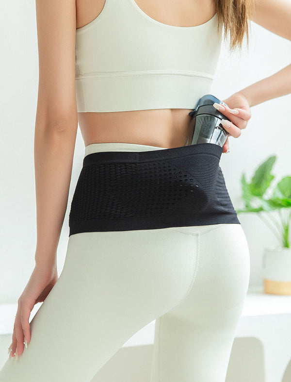 Waterproof sports waist bag large capacity men and women outdoor running cycling multifunctional waist bag breathable anti-slip