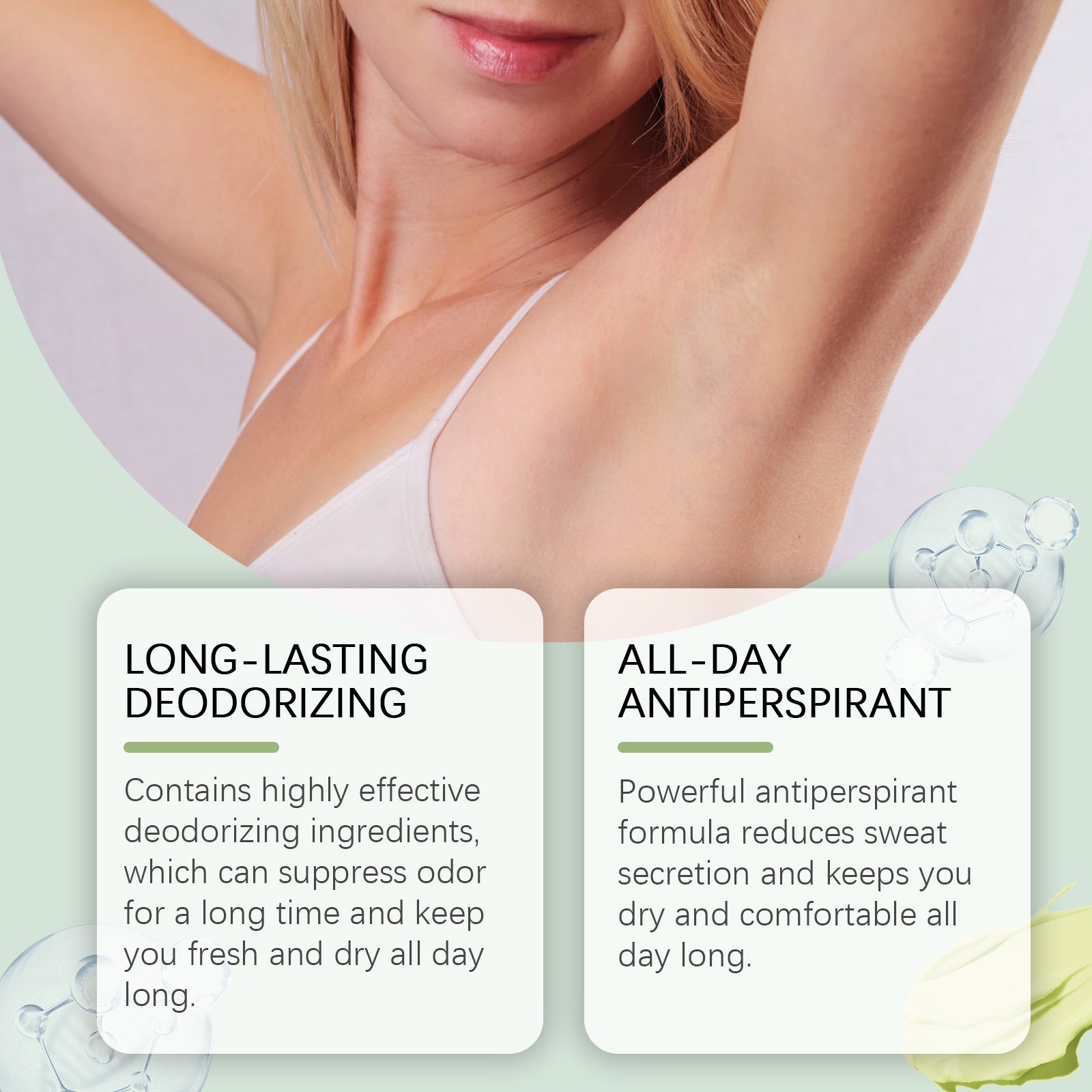 Deodorant For Long-Lasting Fragrance Fresh And Gentle Armpit Deodorant Refreshing And Anti-Sweat Armpit Deodorant