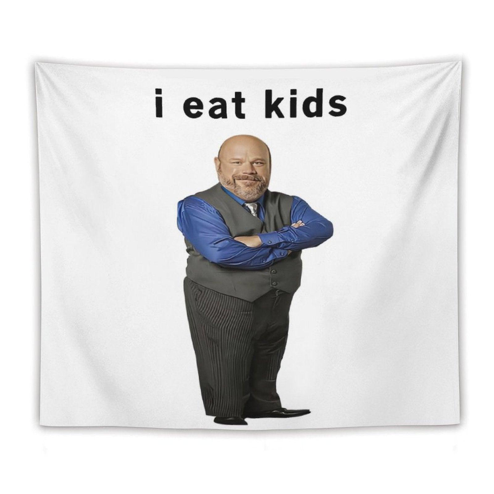 I Eat Kids Bertram Tapestry
