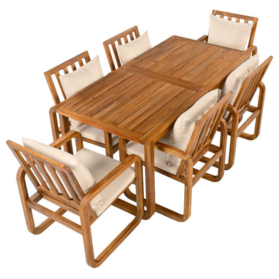 7 Pieces Patio Dining Set