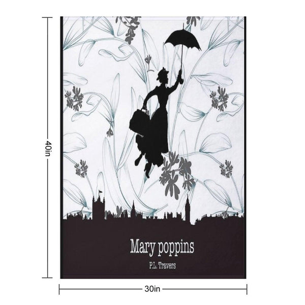 Mary Poppins Throw Blanket