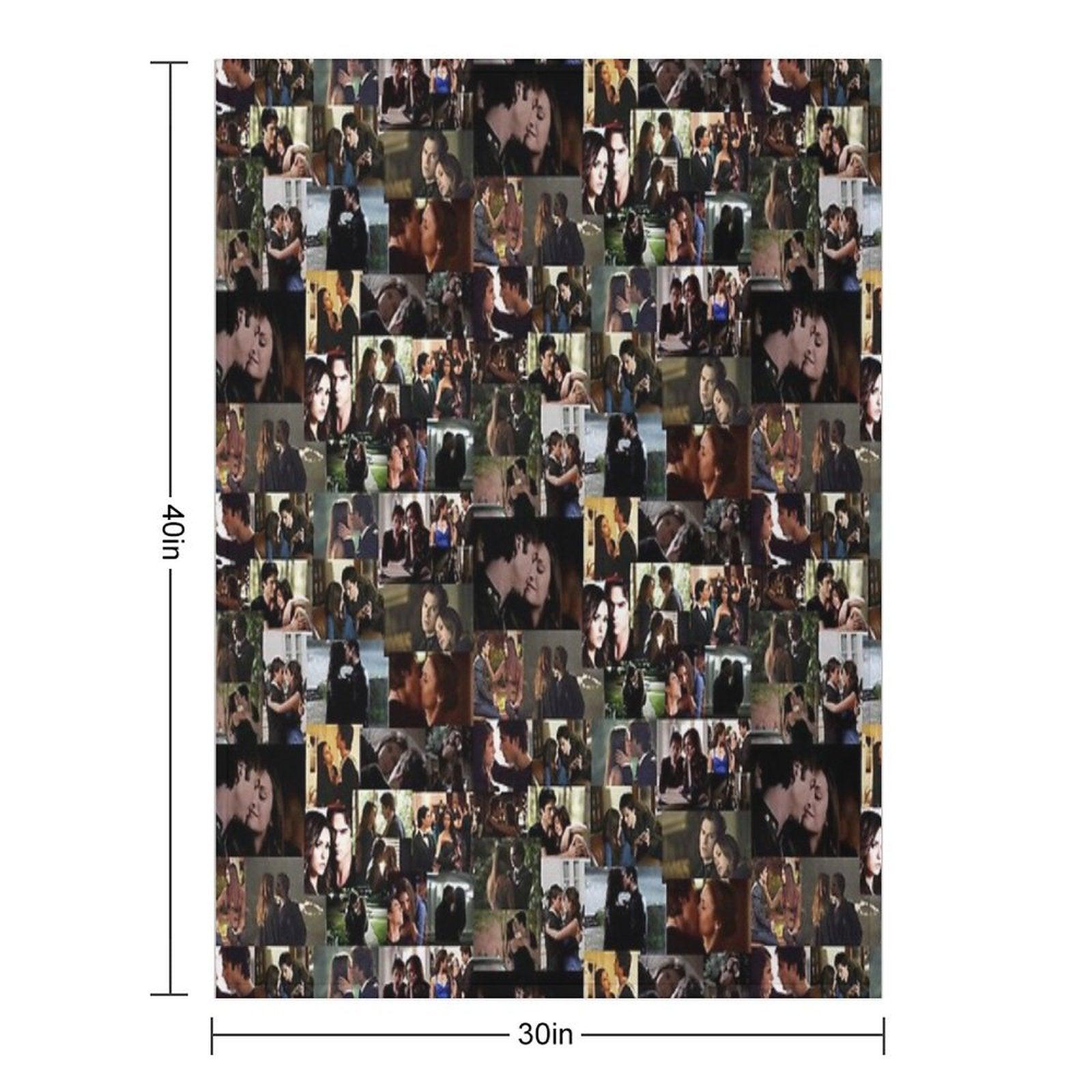 Delena Ship Throw Blanket