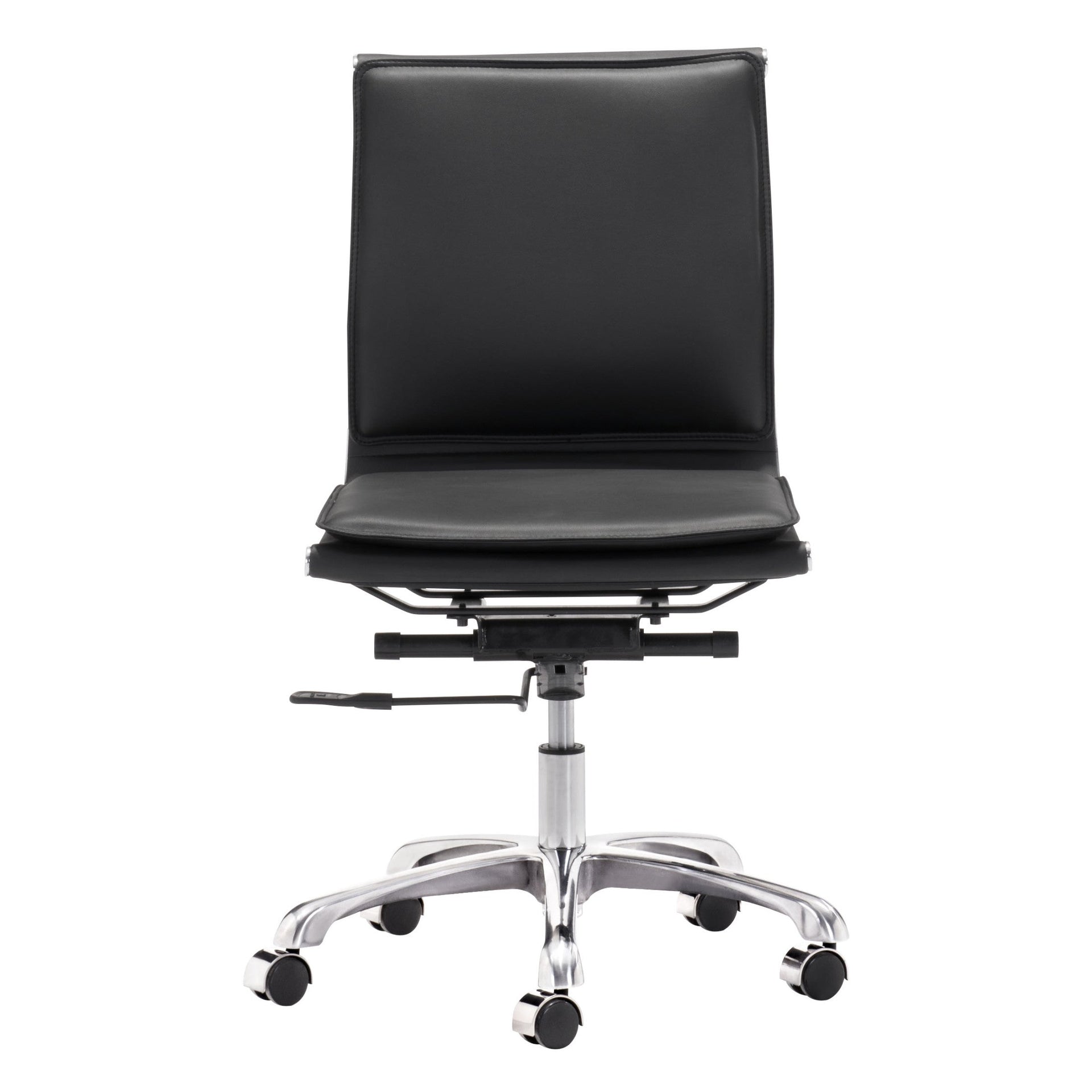 Lider Plus Armless Office Chair Black