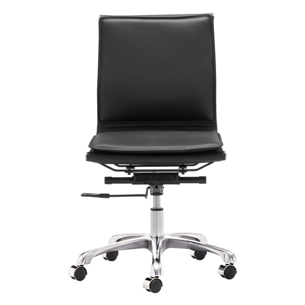 Lider Plus Armless Office Chair Black
