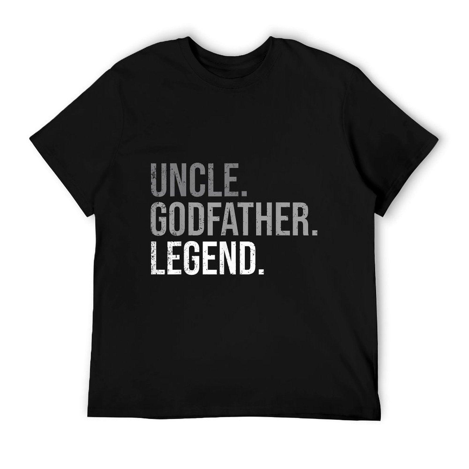 Uncle Godfather Legend Best Godfather Proposal Baptism T-Shirt
